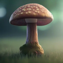 Mushroom beautiful woman, unreal 5, octane render, cinema4d, redshift render, hyper realistic, cenematic, vibrancy, synthwave, retouch, centered, dynamic lighting, dramatic lighting, 4k, highly detailed, attractive beautiful, realistic, epic composition, holographic,