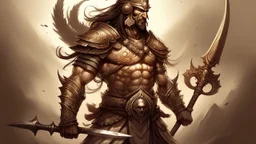 محارب لديه كاريزما وشكله مهيب