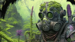 Overgrown gasmask