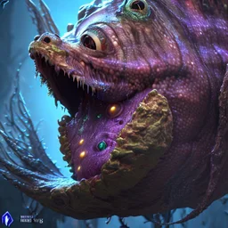 fluid ink angler fish creature, unreal engine 5, 8k resolution, photorealistic, ultra detailed