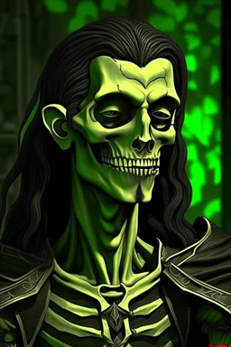 dead, skeleton, closed eyes