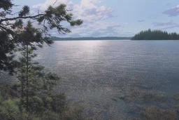 A lake in Alberta