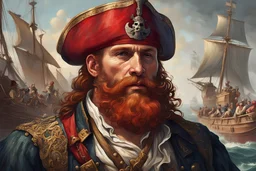 The greatest pirate, Barbarossa, the red-bearded prince of the Mediterranean