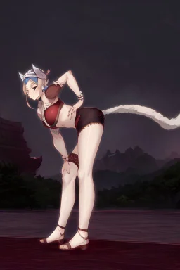 4k upscale beautiful pretty cute anime catgirl nice face good proportions