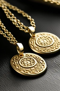 You can create a gold necklace more delicated even more
