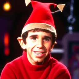 Arthur fonzarelli, elf hat, fonz, older, fonzie, Christmastime