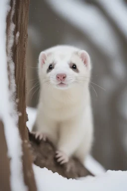 Snow ferret