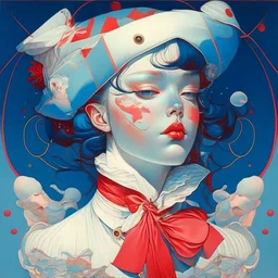 dream portrait of sailor by james jean