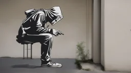 hacker by banksy