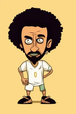 Marcelo Brazilian soccer player cartoon 2d
