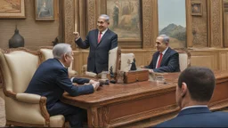 نتنياهو بدبك مع حمار