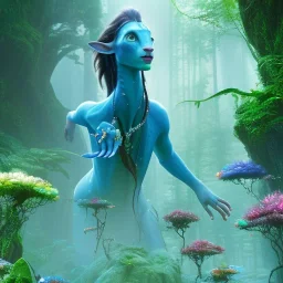 "makeup-wearing baby" in the context of the film Avatar. horse creative