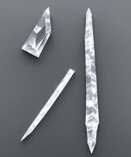 quartz crystal dagger shape