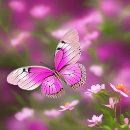 pink butterfly