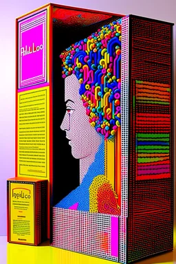 Philosophy is the talk on a cereal box; optical art; digital art; post-internet art; Marina Apollonio