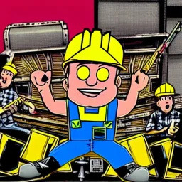 thrash metal cover starring Bob the Builder