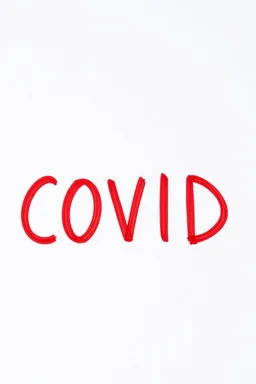 "COVID" crit en rouge en capital comme sur l'image