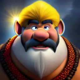 ultra detailed fullbody portrait of OBELIX (Asterix), extremely detailed digital painting, intrincate, extremely detailed face,crystal clear Big eyes, in the style of gabrielle del otto, mystical colors , perfectly centered image, perfect composition, rim light, beautiful lighting, 8k, stunning scene, raytracing