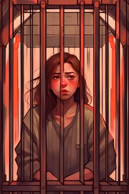 A girl imprisoned her self