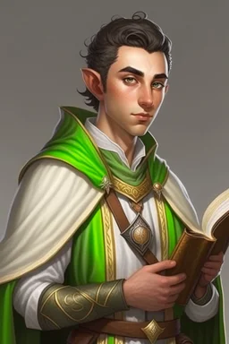 Young male elf cleric