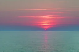 sunset over the sea by Roger Deakins