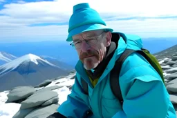 walter white on top of mount everest