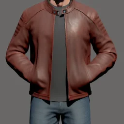 Leather jacket design