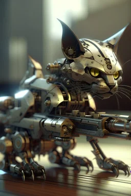 chat robot bat with sniper, bokeh , high detail, smooth render, prize winning