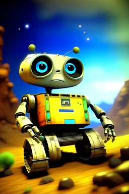 can you use the gradient to paint a picture of Wall-E?