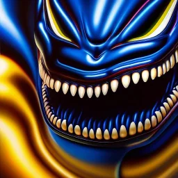 Ultra detailed fullbody Portrait in oil on canvas of Venom merging with VeGeta, extremely detailed digital painting,extremely detailed face,crystal clear Big eyes, mystical colors ,perfectly centered image, perfect composition, rim light, beautiful lighting,masterpiece,8k, stunning scene, raytracing, anatomically correct, in the style of Wizyakuza and robert e howard and InHyuk Lee and Ohrai Noriyoshi and Simon Bisley.