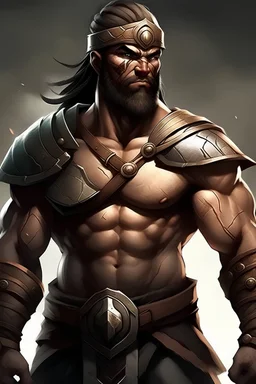 صورة ل رجل محارب قوي البنية
