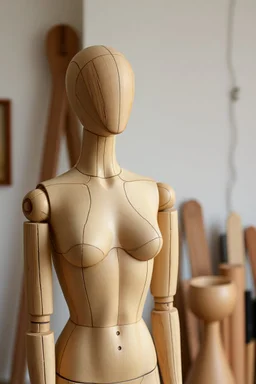 Maniquí de pintura Artist mader