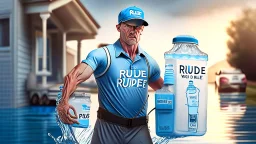 rude water delivery man