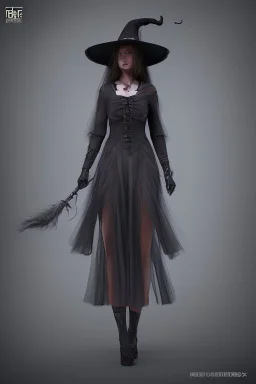 witch necromancer female dress