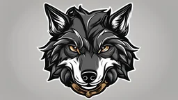 wolf logo pirat