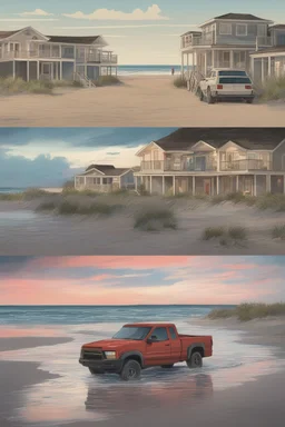 Netflix's Outer Banks in the style of On My Block.