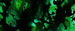 Black emerald jade green abstract pattern watercolor background. Stain splash rough daub grain grunge. Dark shades. Water liquid fluid. Design. Template.