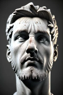 Ultra Realistic image, roman sculpture, luxury white marble material, Lionel Messi, leaves Laurel crown, miguel angel style, chisel style, soccer jersey, waist up portrait, epic, celestial, cinematic lighting, God light, god rays, 4k resolution, smooth details, ornate details, soft lighting, unreal engine 5, sky background.