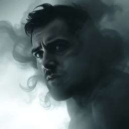a metaphor of a man being controlled by his fear