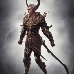 dynamic warrior pose full body portrait of a elven prototype, proto-elf handsome athletic elderly asian elvish