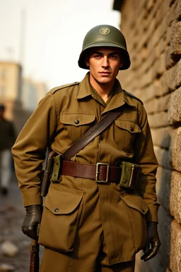 1950 soldier photo concept character