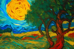 van gogh style painting