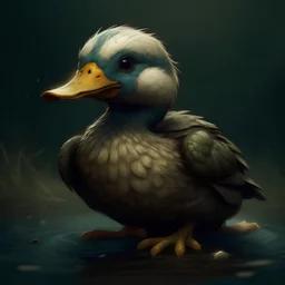 a witcher-style duck