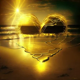 golden electric heart seaside echoes