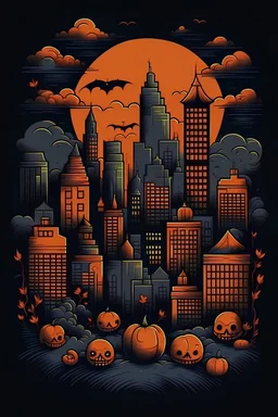 Halloween stadt