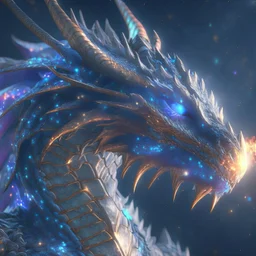 etheral dragon, galactic, cosmos, unreal engine 5, 8k resolution, photorealistic, ultra detailed