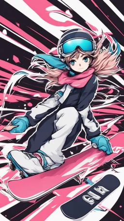 anime logo for snowboard