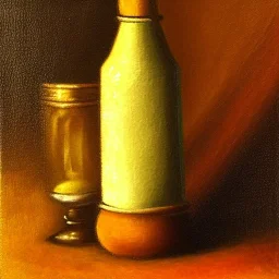 still life bottle