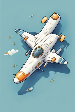 background, cartoon, top down plane