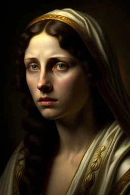 a photorealistic Victorian photograph of Mary Magdalene